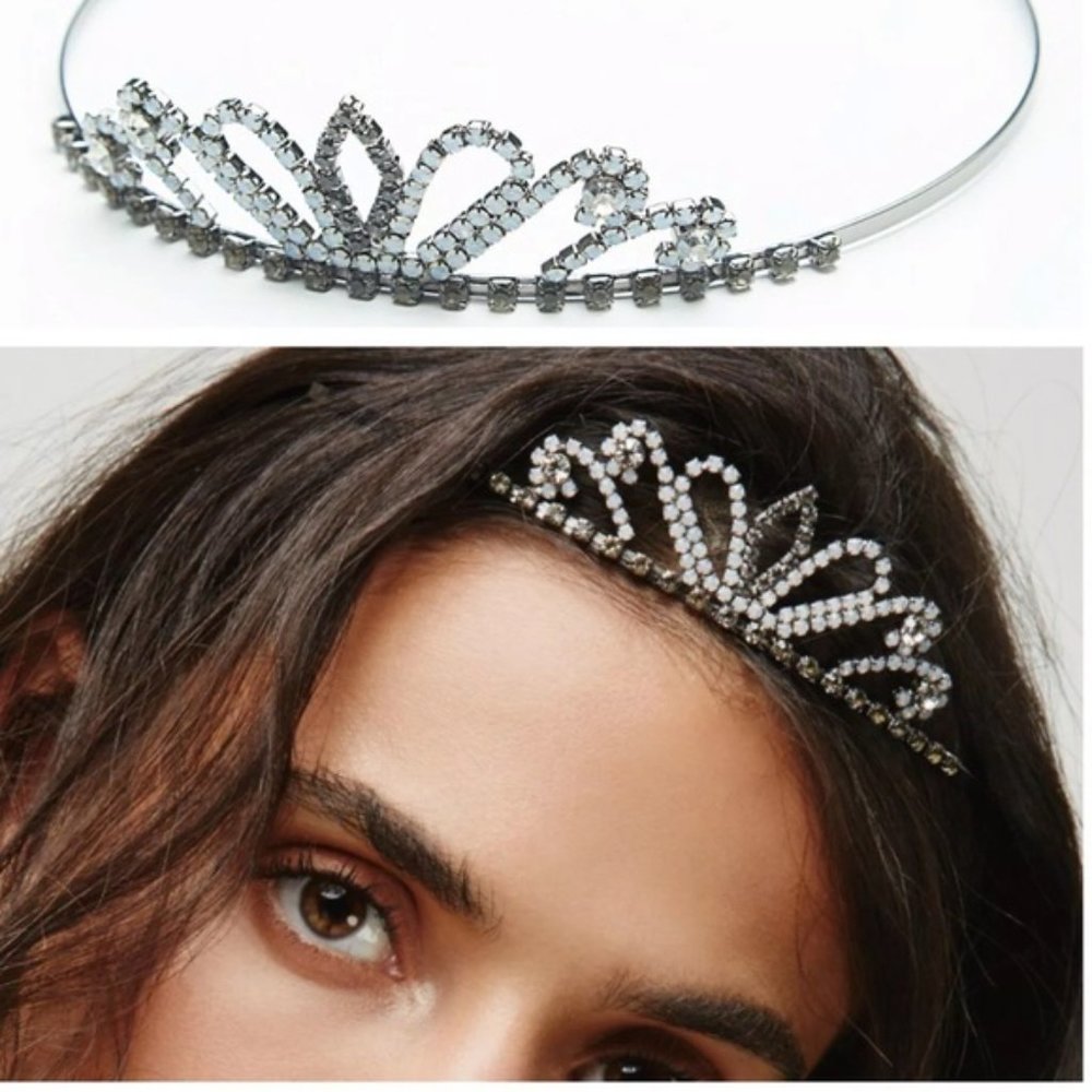 Free People Pretty in Punk Tiara O/S Metal NWT
